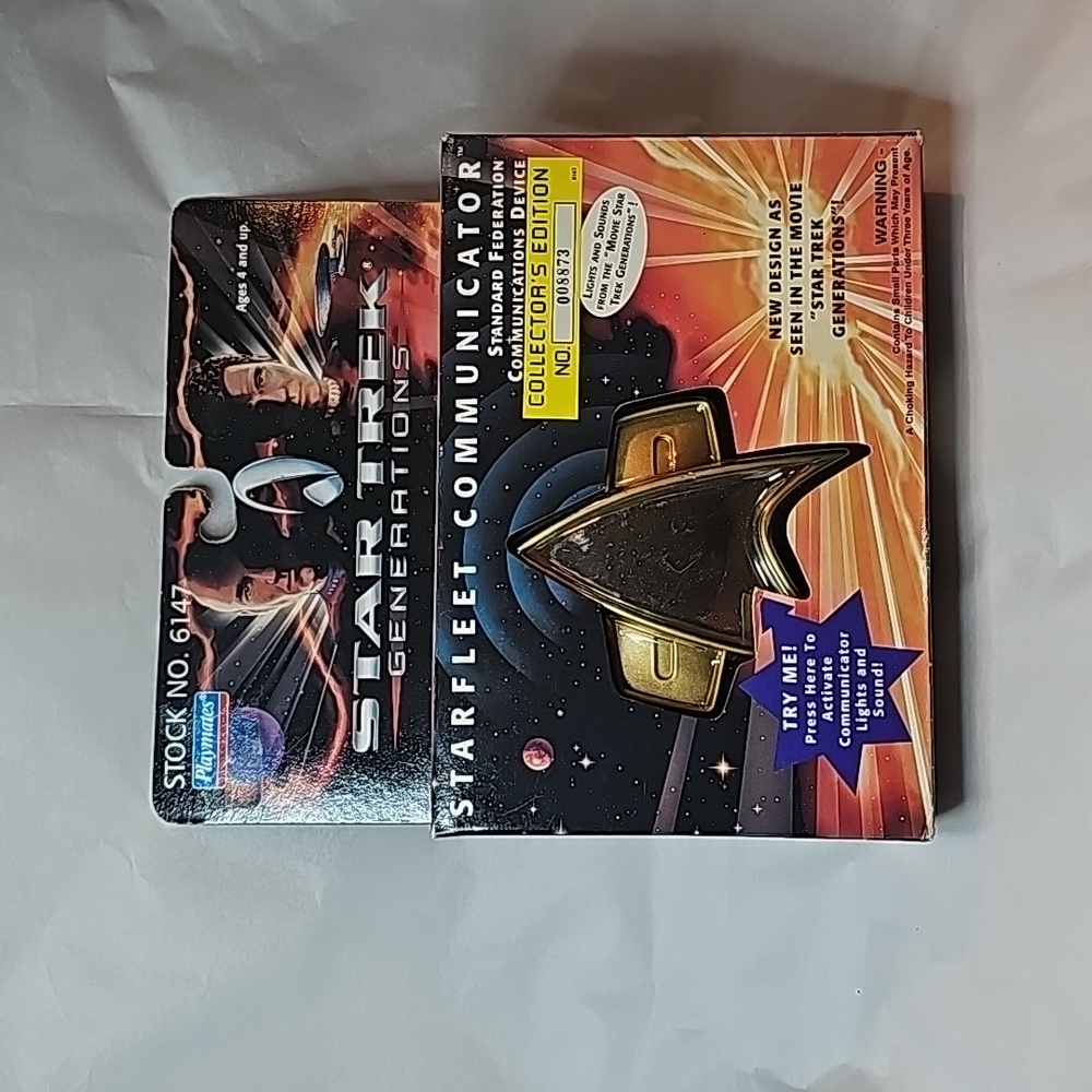 1994 Star Trek playmates Generations Star Fleet Communicator Collectors Edition
